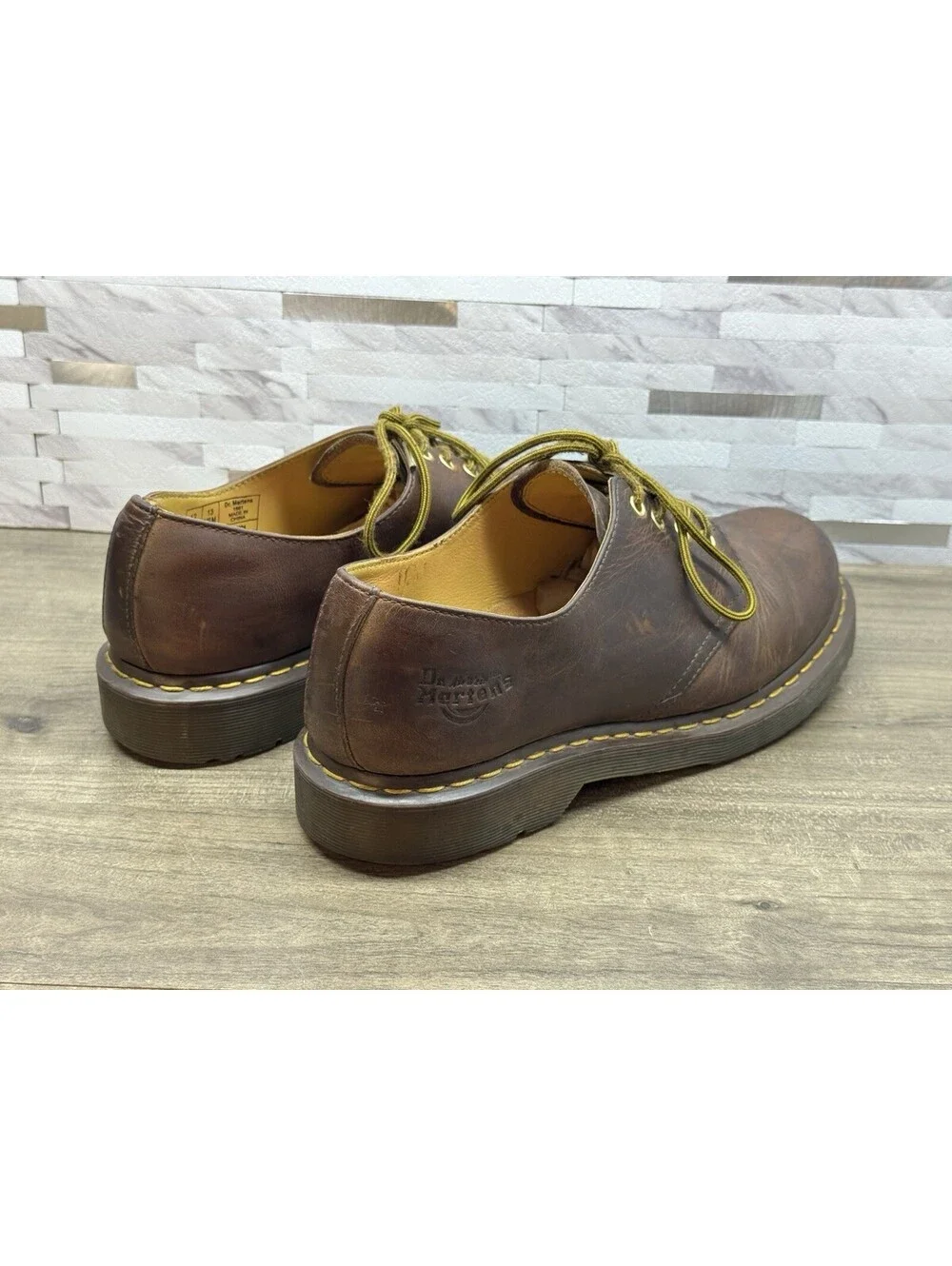 Dr Martens Oxford Ankle 1561 Brown Shoes Boots US 13 UK 12 EU 47 Dress Boots